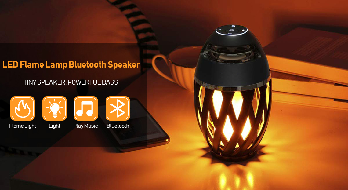 bluetooth speaker flame