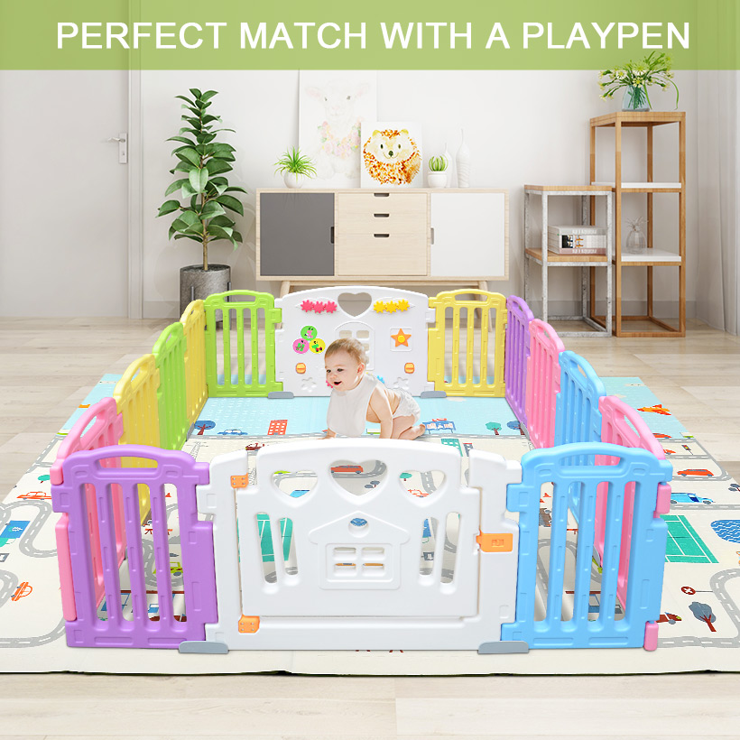 Tapis De Jeu Pliable Pour Bebe Impermeable Et Non Toxique Tapis De Jeu Pour Enfants Livingbasics