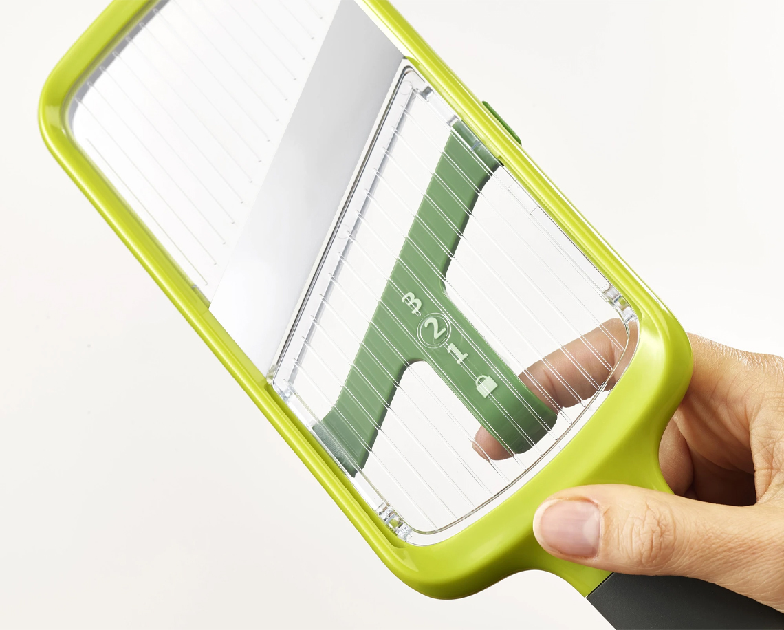 Joseph Joseph MultiGrip™ Handheld Mandoline Slicer with Food Grip and