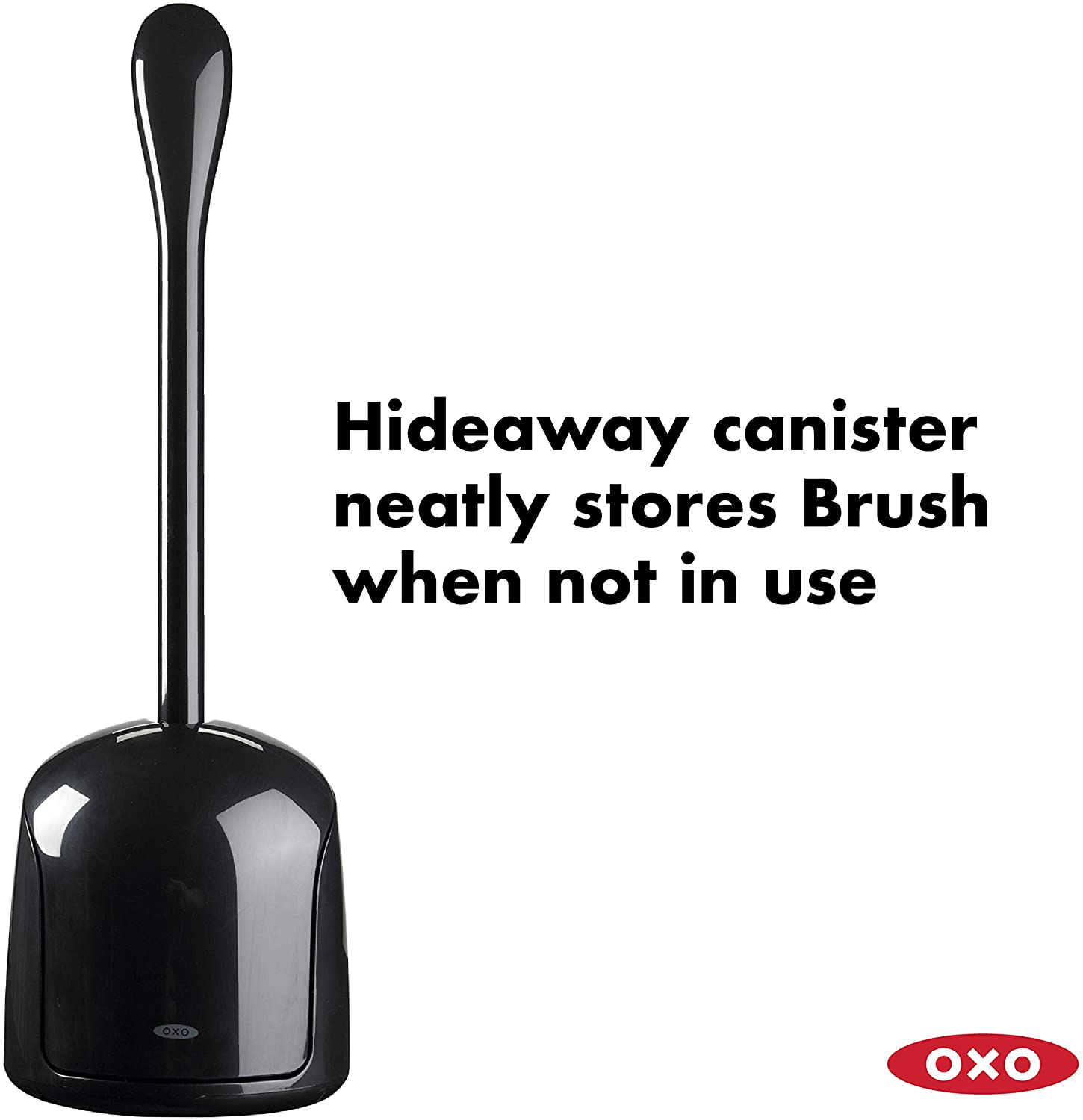 OXO Compact Toilet Brush, black