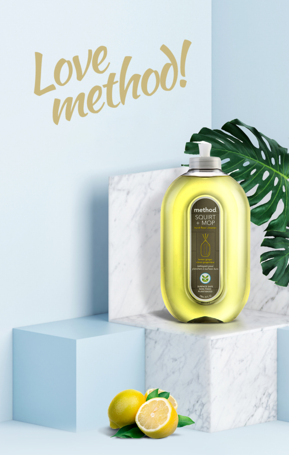 method squirt mop floor cleaner