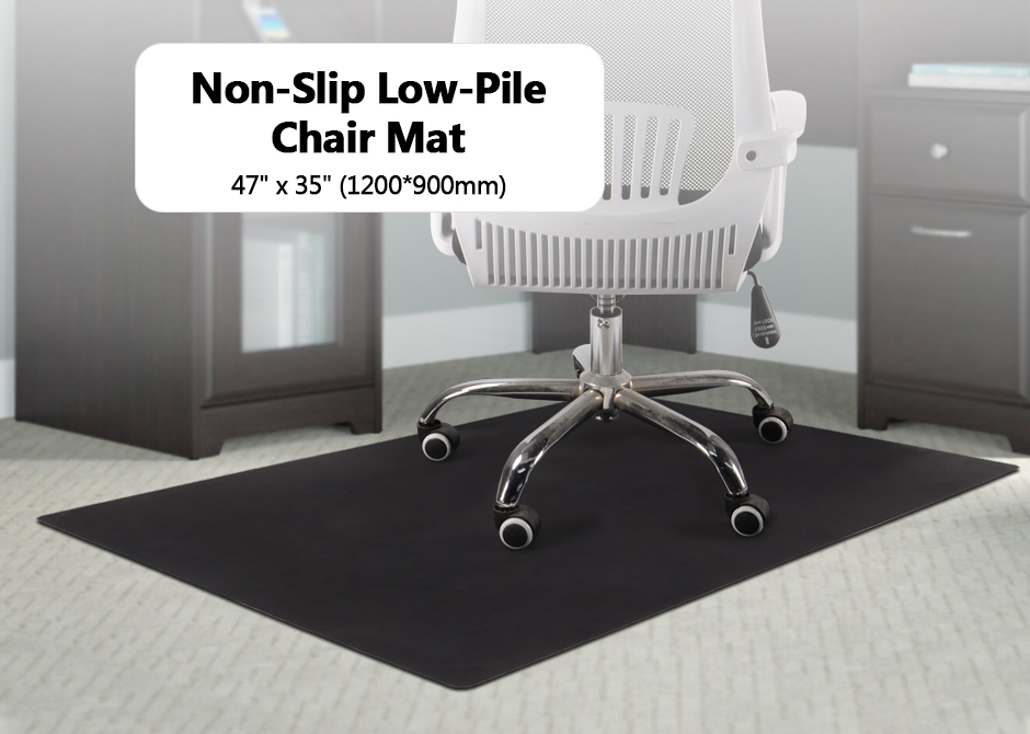NonSlip LowPile Floor/Chair Mat, 1200*900mm