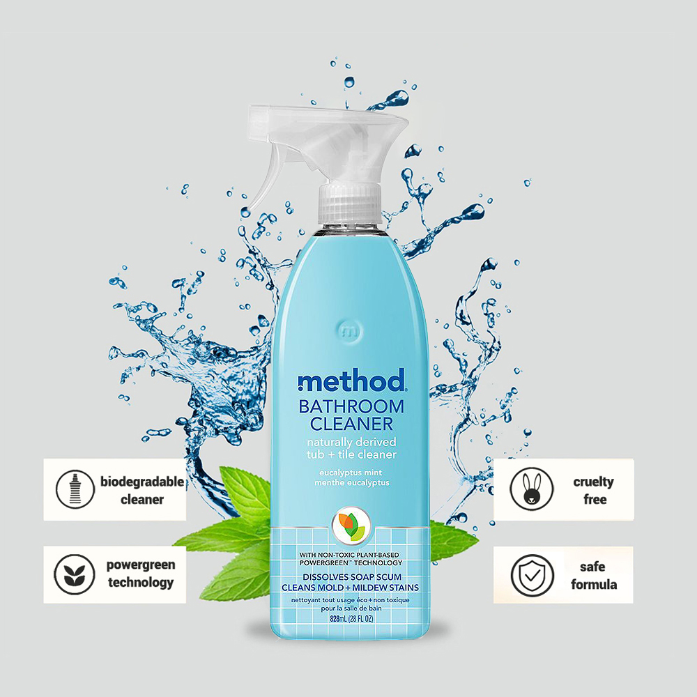 Method Nettoyant Spray Douche Quotidien 828ML (28Oz)