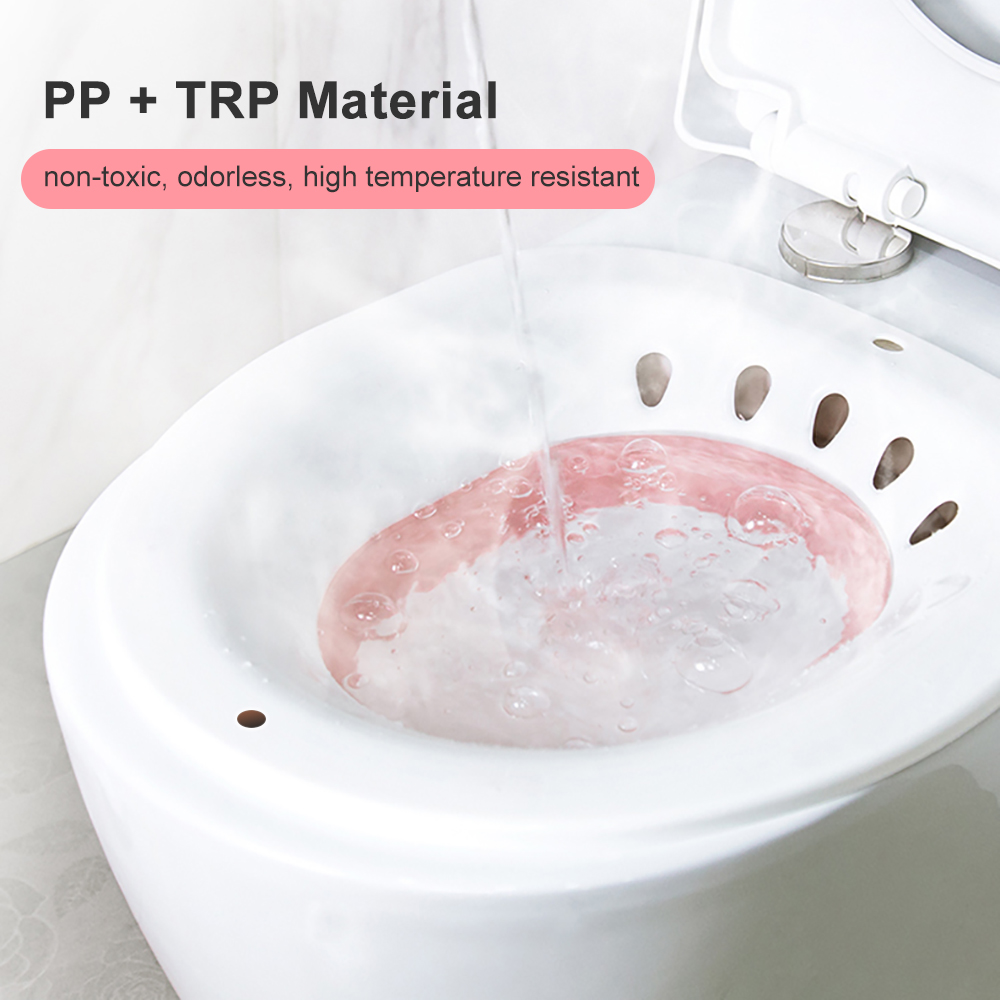 Durable Nontoxic Sitz Bath Tub for Older, Pregnant and Postoperative