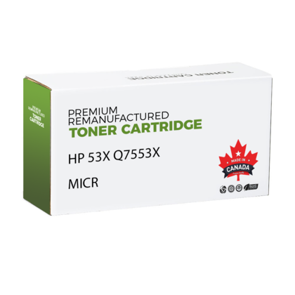 Compatible HP LaserJet P2015 Toner HP 53X Q7553X MICR Black High Yield