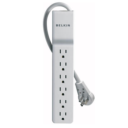 6 Outlet Home/Office Surge Protector with 8ft Cord, 720 Joules - Belkin®