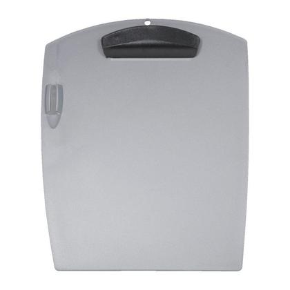Storex Clip & Carry Clipboard With Pen Holder, Silver Metal