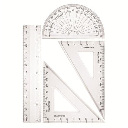 Westcott@ 4pc Math Pack (Geometry Tools) 648014