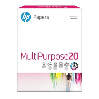 HP@ Multipurpose Paper, 20 lbs, 8.5'' x 11" 286591