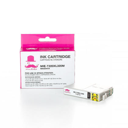 Compatible Epson WorkForce WF-2630 Magenta Ink Cartridge High Yield - Moustache