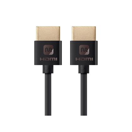 Ultra Slim Series High Speed HDMI Cable Black 7 lengths - Monoprice® - 1ft