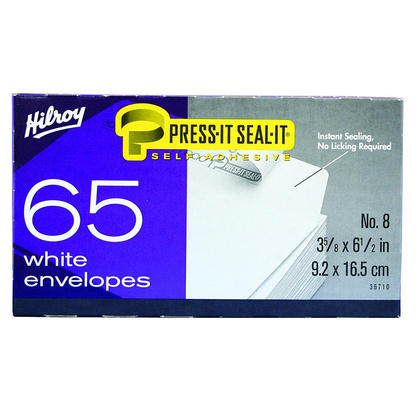 Hilroy@ Press-it Seal-it@ White Envelope