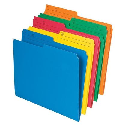 Pendaflex@ Recycled Coloured Reversible File Folders, 2 Size Available, 25 folders per pack