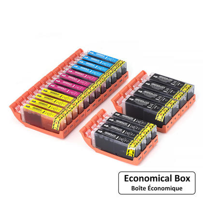 Canon PGI250XL CLI251XL Compatible Ink Cartridge Combo 20 Pack - Economical Box