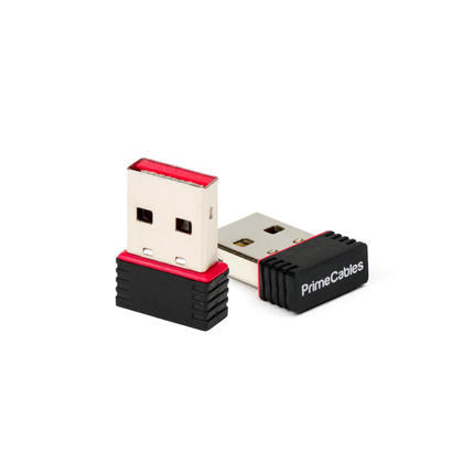 Nano Size 150 Mbps Wireless 802.11N USB Adapter - PrimeCables® - 2/Pack