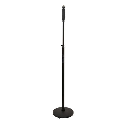 Microphone Stand with One Convenient Hand-Clutch & Solid Round Base - Monoprice®