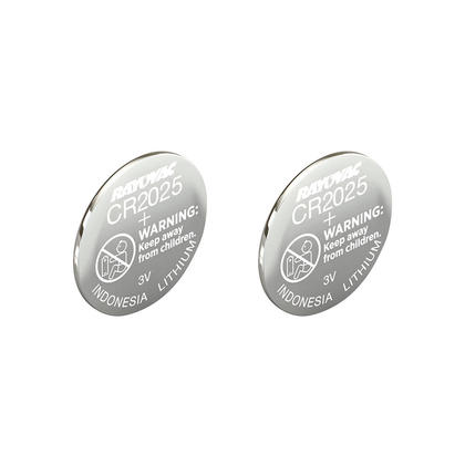 Rayovac 3V CR2025 Lithium Coin Cell Battery, 2-Pack