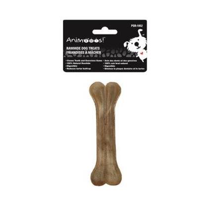 Natural Pressed Rawhide Bone for Dogs, 5"