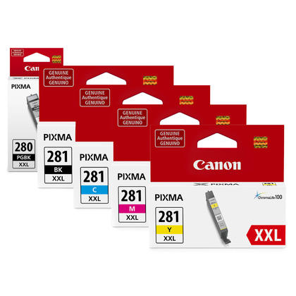 Canon PIXMA TS9521C PGI-280XXL CLI-281XX cartouche d'encre e extra haute capacit? combo pb/bk/c/m/y