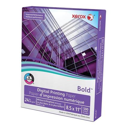 (4 pack per case)Xerox Bold Digital 11 x 17 Color Copy Paper, 24 lbs, 98 Brightness, 500 Sheets/Ream (3R11543) | Quill