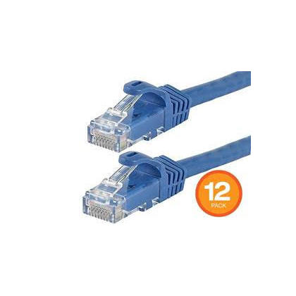 FLEXboot Cat6 Ethernet Patch Cable Snagless RJ45 550MHz UTP Pure Bare Copper Wire 24AWG