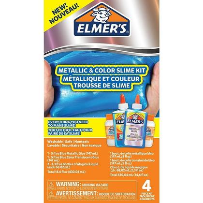 Elmer’s Metallic Slime Kit,4 pieces kit