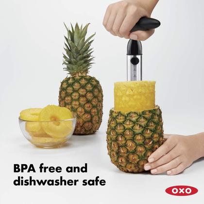 OXO Pineapple Slicer, Stainless Steel, 10" / 26cm