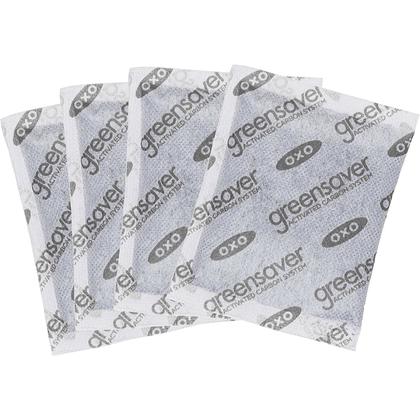 OXO GREEN SAVER™ Carbon Filters, 4-Pack, Black