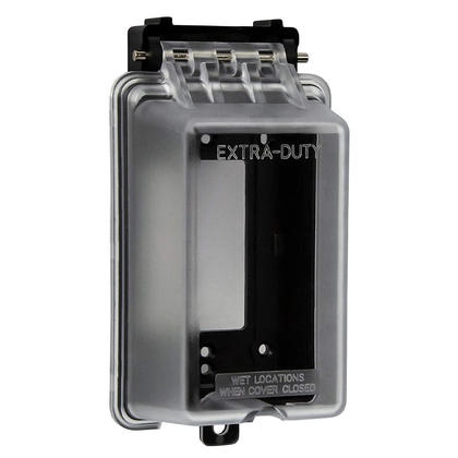 Extra-Duty in-Use Weatherproof Outdoor Decorator GFCI Receptacle Outlets, 1-Gang - PrimeCables®