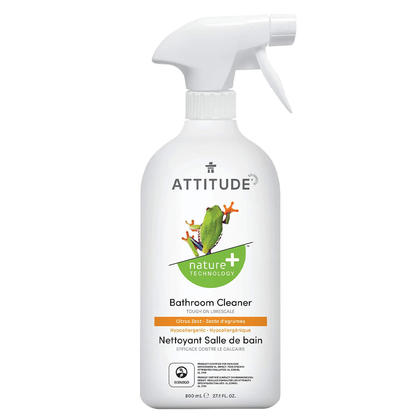 Nature + Hypoallergenic All Purpose Bathroom Cleaner, Citrus Zest - ATTITUDE