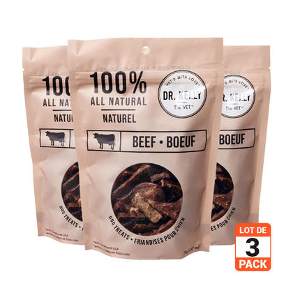 100% BEEF ALL NATURAL DOG TREATS - Silver Paw