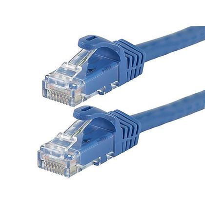Monoprice FLEXboot Cat6 Ethernet Patch Cable - RJ45, , 550MHz, UTP, 24AWG, 0.5ft, Blue