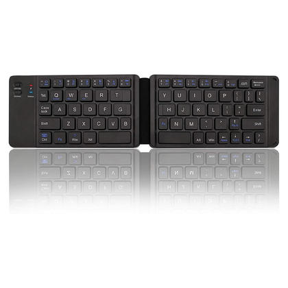 Mini Wireless Foldable Keyboard USB Rechargeable Bluetooth Keyboard - PrimeCables®