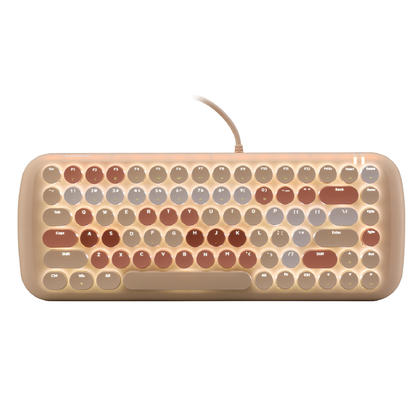 Color Wired 84-Key Mechanical Gaming Keyboard with Backlight