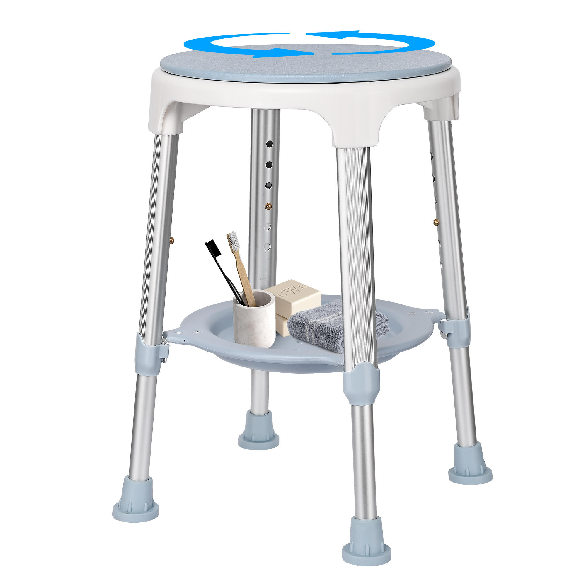 Adjustable Bath Transfer Bench for Seniors - LIVINGbasics