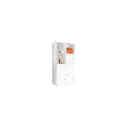 SortWise Official Site-Portable Clothes Closet Wardrobe Bedroom Armoire Storage Organizer with Doors