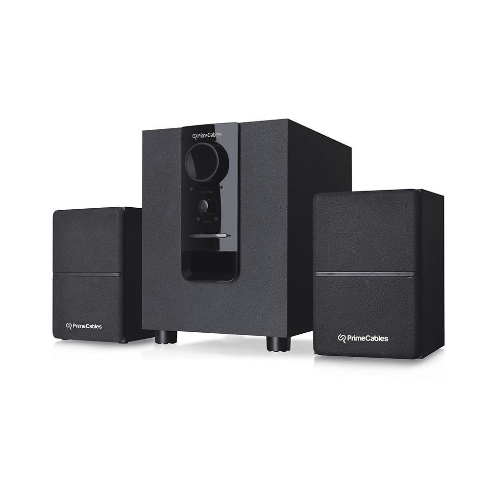 491fe primecables cab m106bt speakers subwoofer 2 1 bluetooth multimedia stereo powered speaker and subwoofer set primecables 