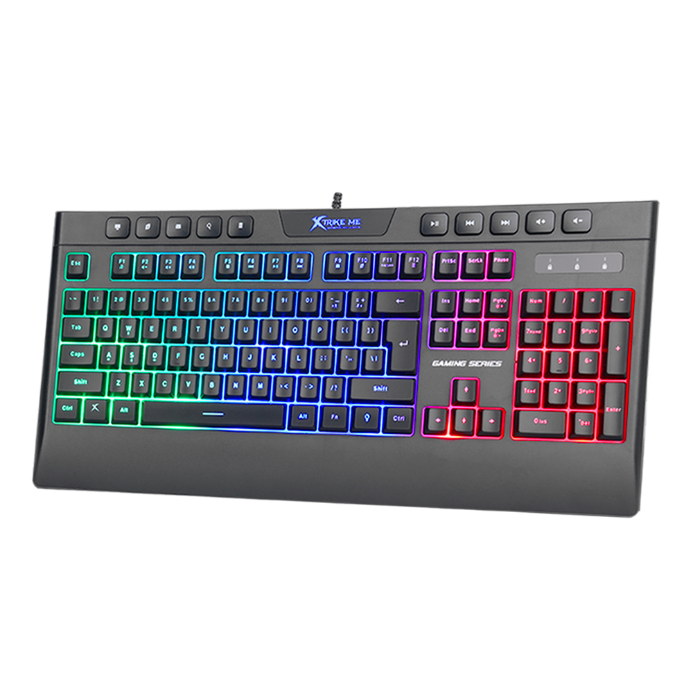 D8b46 cab kb 508 gaming accessories gaming keyboard rainbow backlight 114 keys for windows pc